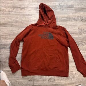 The North Face Men's Brick Red Hoodie Sweater